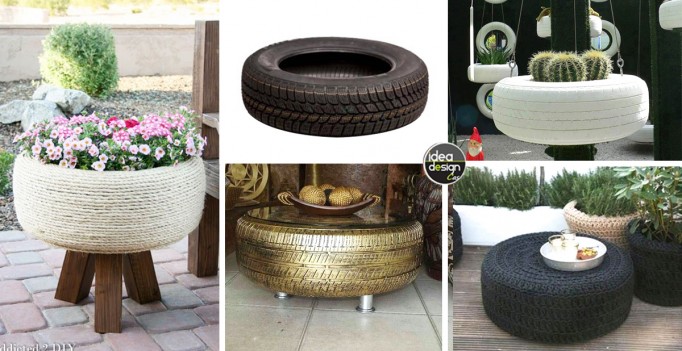 Riciclare pneumatici 28 idee per un riciclo creativo for Riciclo creativo per la casa