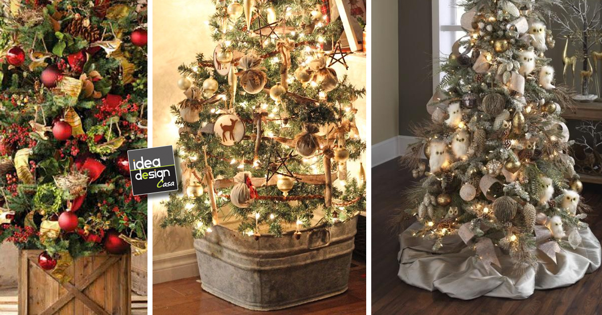 Albero di natale: 20 idee originali per rivestire la base...