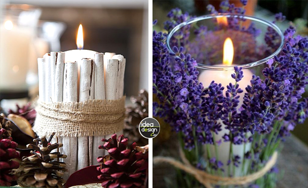 Decorazioni candele fai da te! 20 idee creative...