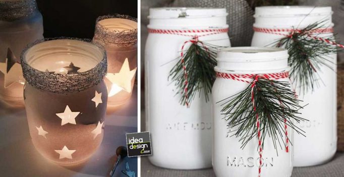Barattoli Di Vetro Decorati Per Natale
