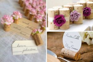 Segnaposto fai da te con tappi di sughero: 12 idee creative... segnaposto tappi di sughero fai da te
