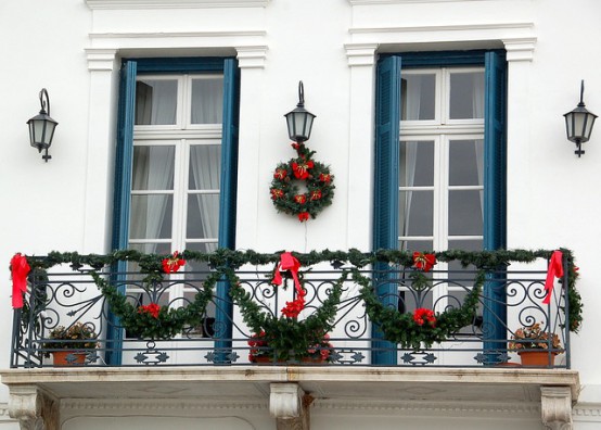 Addobbi Natalizi Balconi.Decorare Il Balcone Per Natale 20 Idee Da Cui Ispirarsi