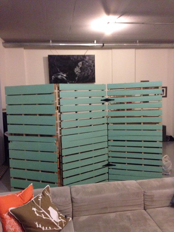 Separè realizzati con pallet! 20 idee da cui trarre