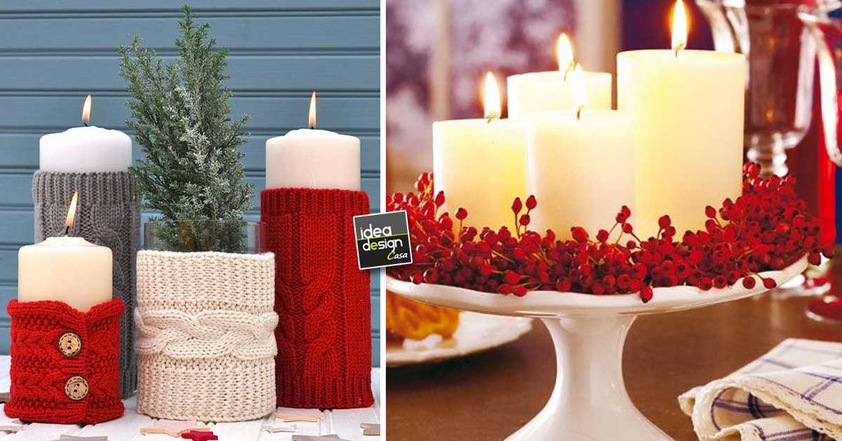 Decorazioni Candele Natalizie.Decorazioni Natalizie Con Le Candele Ecco 20 Idee A Cui Ispirarsi