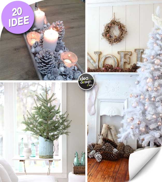 Decorazioni Natalizie Shabby Chic.Decorare Il Natale In Stile Shabby Chic 20 Idee Per Ispirarvi