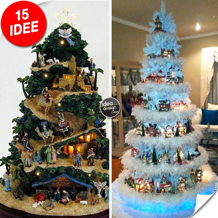 Un Villaggio Nel Tuo Albero Di Natale 15 Esempi Bellissimi Tutorial