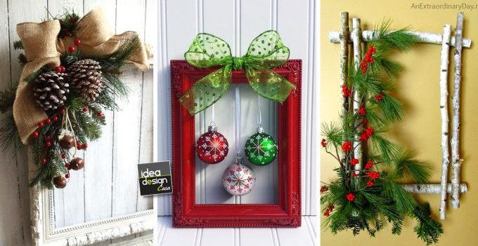 Decorazioni Natalizie Per Portoni.Decorare La Porta D Ingresso A Natale Ecco 15 Idee Per Ispirarvi