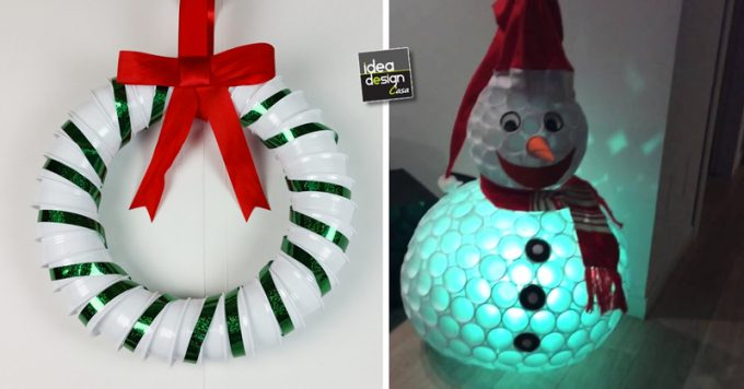 Lavoretti Di Natale Video.Decorazioni Natalizi Con Bicchieri Di Plastica O Carta 20 Idee Tutorial