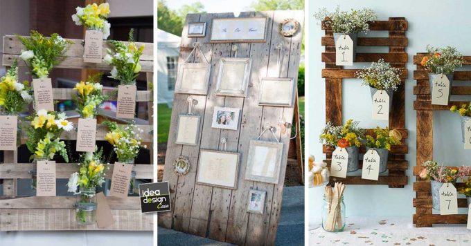 Tableau Matrimonio Fai Da Te Con Pallet Idee Da Sposare Ispiratevi