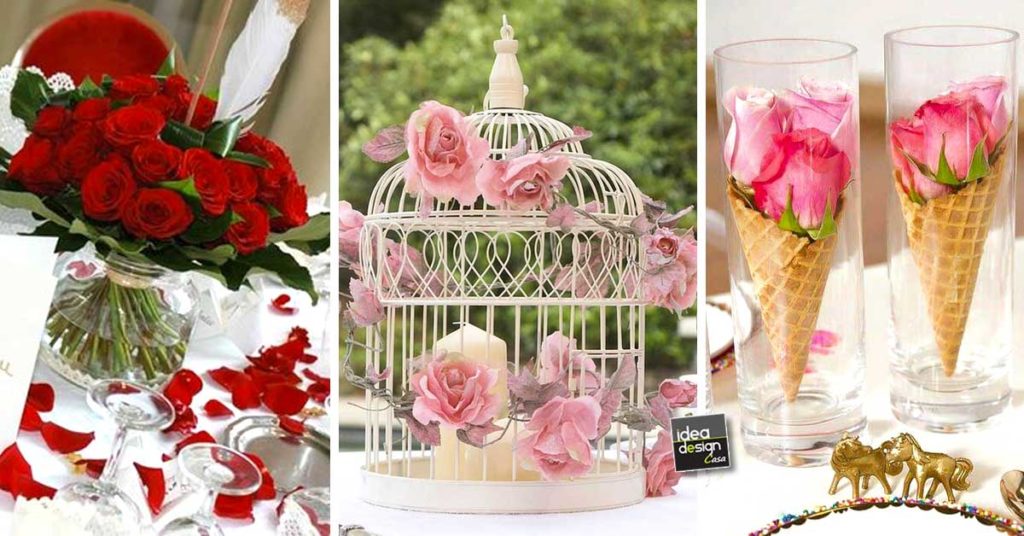 Decorazioni Tavoli Da Matrimonio Con Le Rose Idee Lasciatevi Ispirare