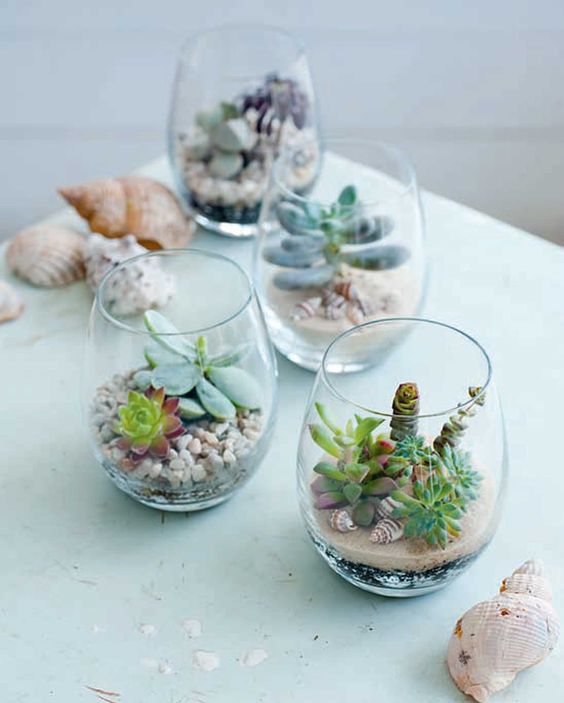 Vaso Creativo A Ruota Panoramica Per Piante Grasse – Supporto In Bambù E Acciaio Con 6 Vasi In Ceramica, Decorazione Da Tavolo