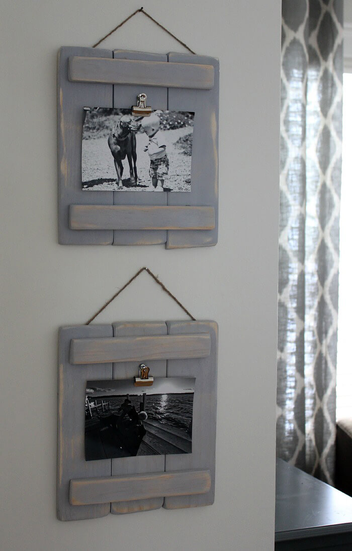 Prowansalskie tablice na zdjęcia wykonane według własnego pomysłu ozdobią puste ściany dodając im uroku.