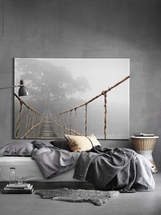 Risultati immagini per Decorare la parete dietro al letto! Ecco 20 idee creative a cui ispirarsiâ¦