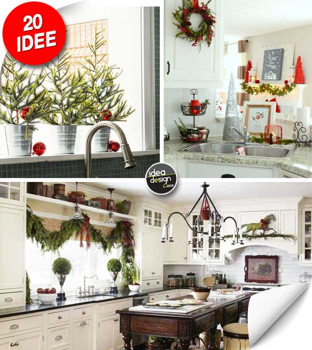 Idee In Cucina Per Natale.Una Decorazione Natalizia In Cucina Ecco 20 Idee Per Ispirarvi