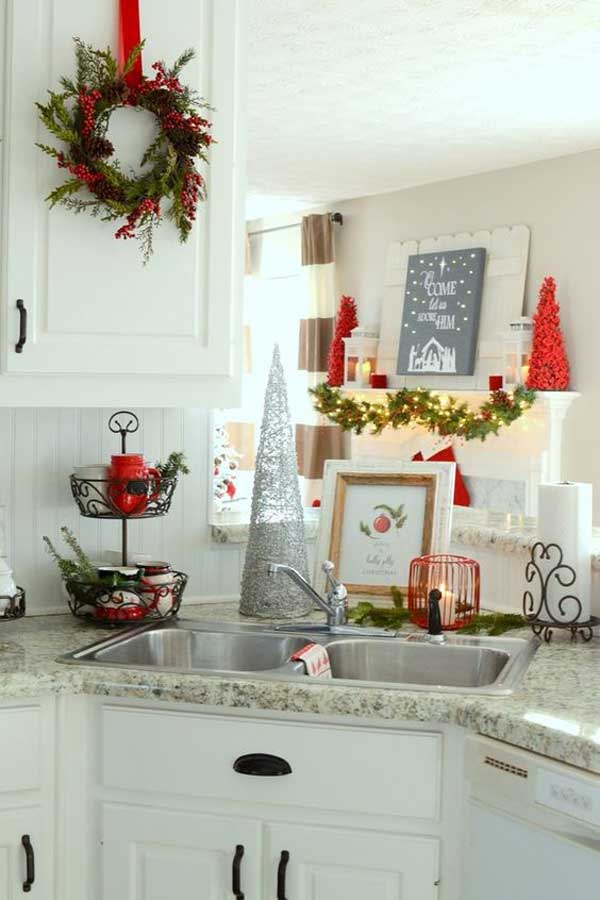 Cucina Natale.Una Decorazione Natalizia In Cucina Ecco 20 Idee Per Ispirarvi