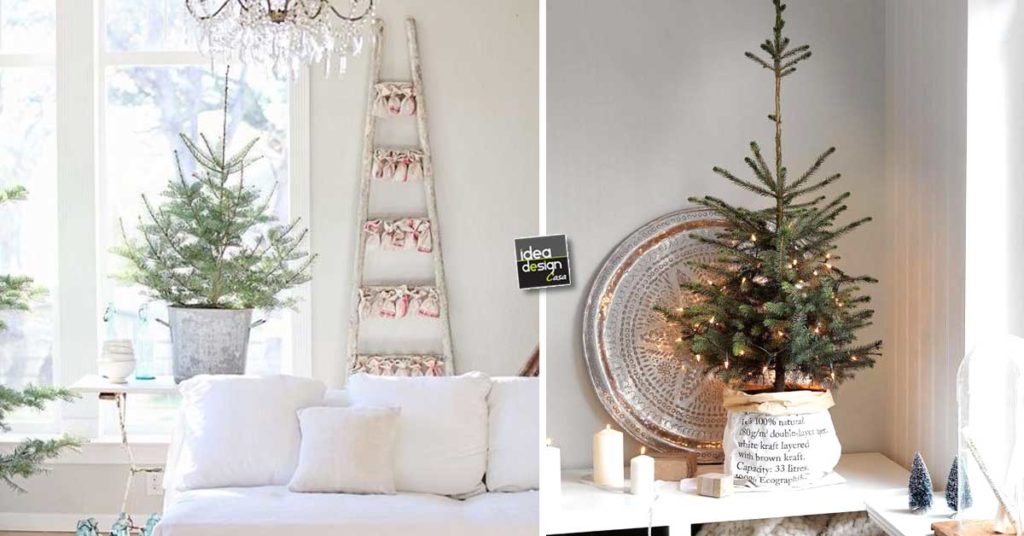 Decorazioni Natalizie Minimal.Decorare Con Un Piccolo Albero Di Natale 15 Idee Per Ispirarvi