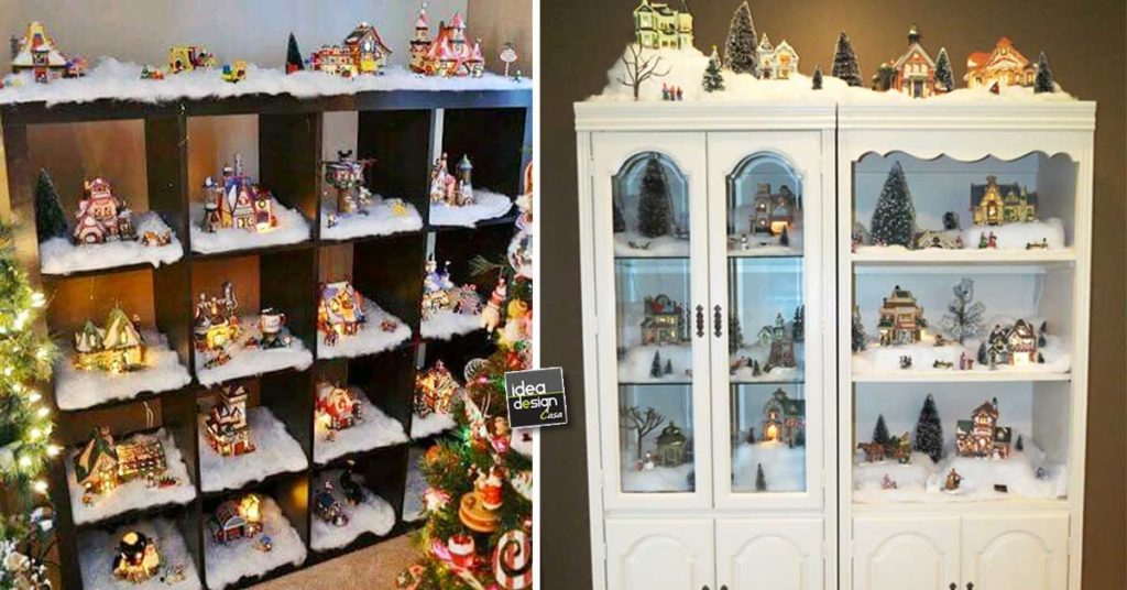 Idea Natale.Un Mini Villaggio Di Natale Nella Tua Casa Ecco 15 Idee Per Ispirarvi