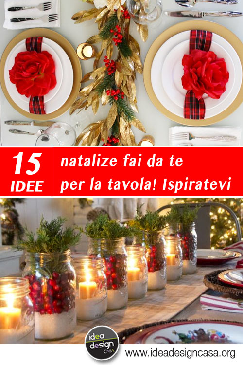 Regali Di Natale Fai Da Te Semplici.Addobbi Natalizi Fai Da Te Per La Tavola 15 Idee Per Ispirarvi