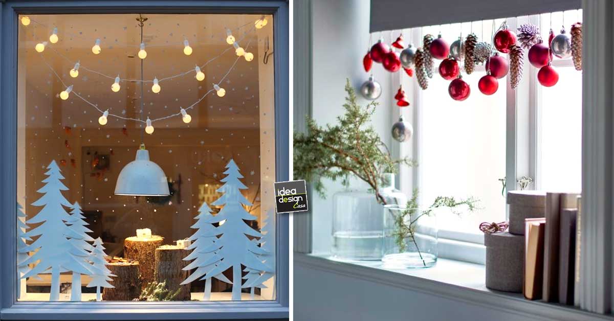 Decorazioni Natalizie Finestre.Decorare Le Finestre Per Natale Ecco 15 Idee Bellissime