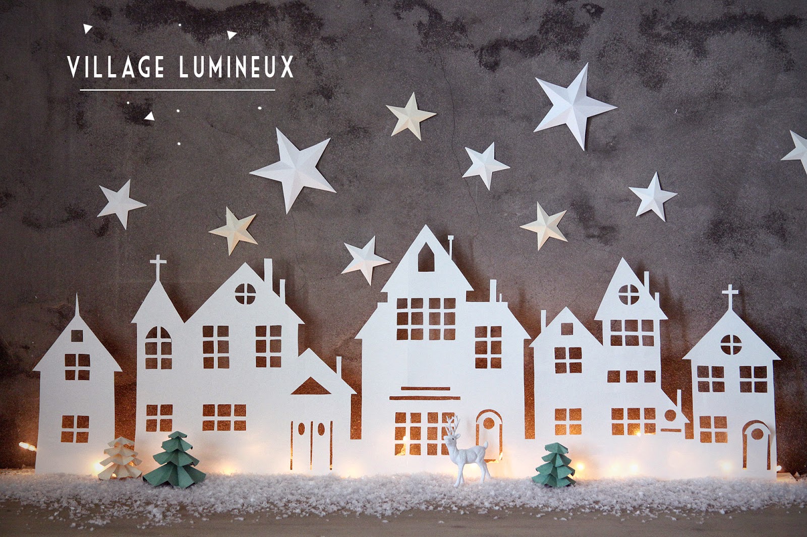 Décorations de Noel en papier! 15 idées DIY pour vous inspirer...