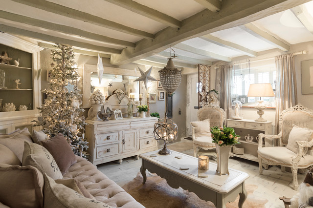 Soggiorno in stile Shabby Chic