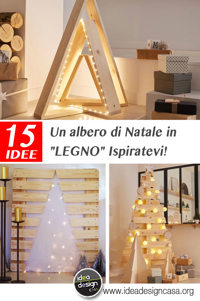 Albero Di Natale Fai Da Te Legno.Un Albero Di Natale In Legno Eccone 15 Bellissimi Ispiratevi