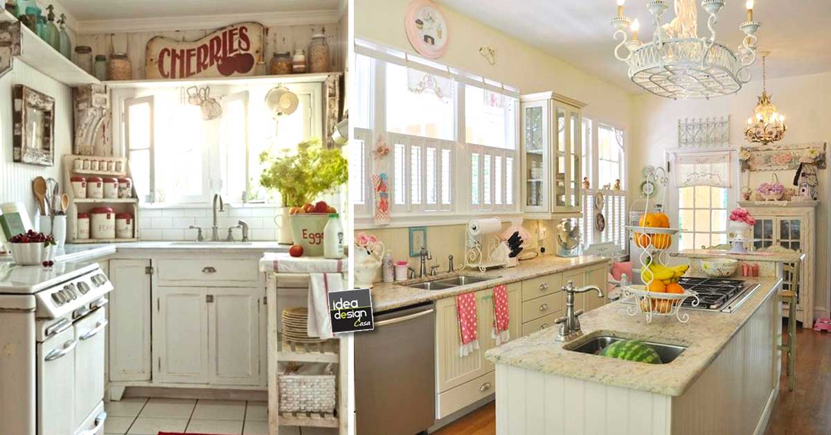 Cucina Shabby Chic Ecco 15 Idee Per Arredarla Con Gusto