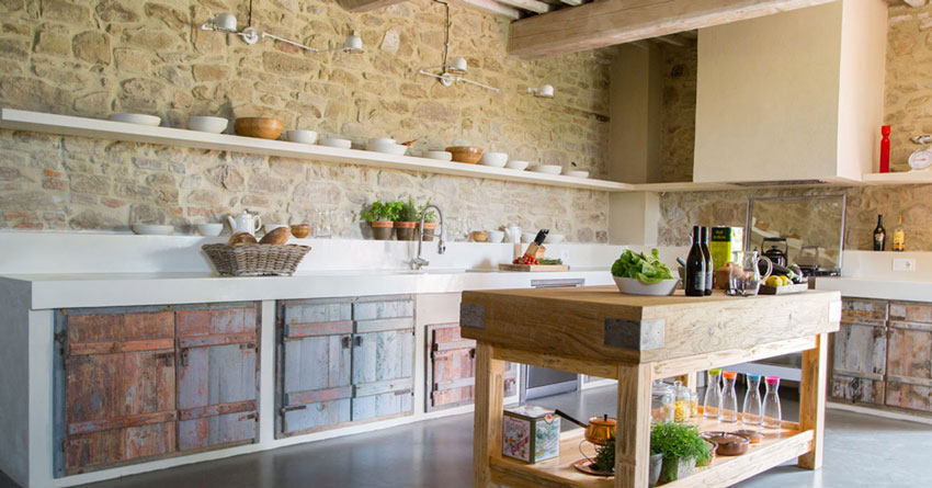 Cucine In Muratura 15 Idee Per Progettare Una Cucina Moderna Rustica Country O Shabby