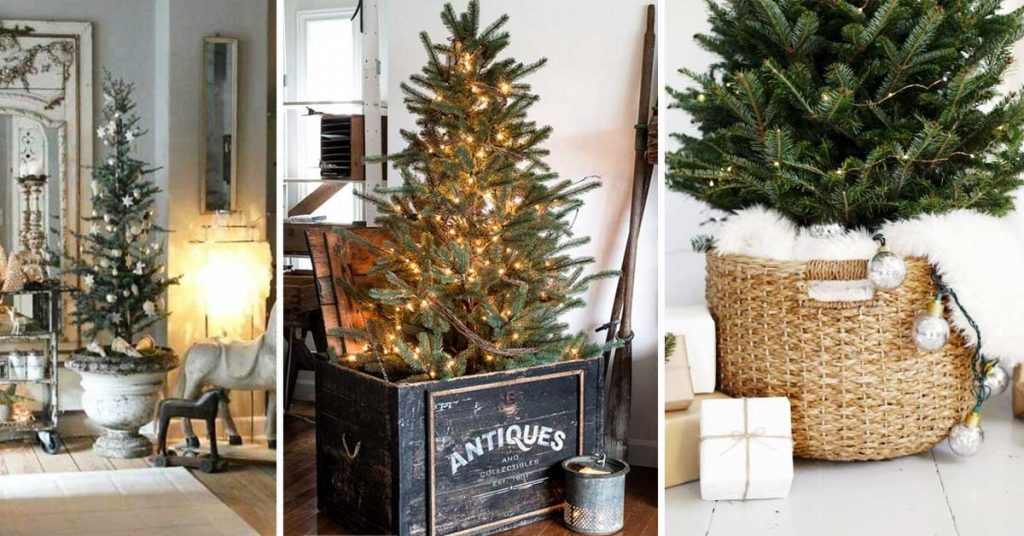 Albero Di Natale Moderno Fai Da Te.Copribase Originale Fai Da Te Albero Di Natale 15 Idee Che Vi Ispireranno