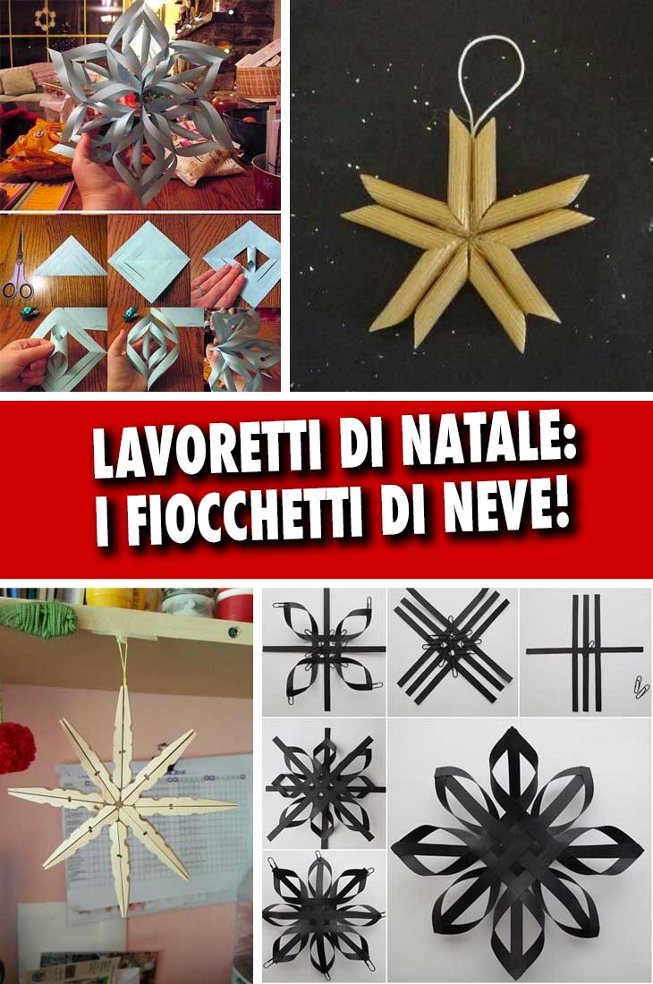 Lavoretti Di Natale Rotoli Carta Igienica.Lavoretti Di Natale Fiocchetti Di Neve Fai Da Te Ispirati