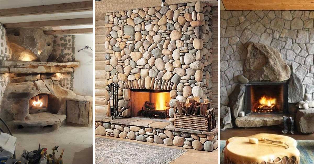 15 Camini Rustici Con Rivestimento In Pietra Lasciatevi Ispirare