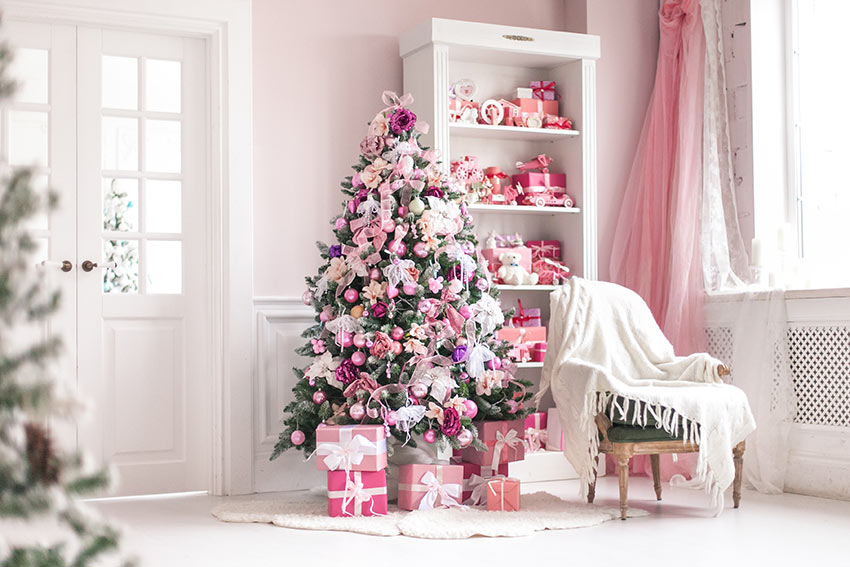 Addobbi Natalizi Rosa.17 Delicati Addobbi Rosa Per L Albero Di Natale Lasciatevi Incantare