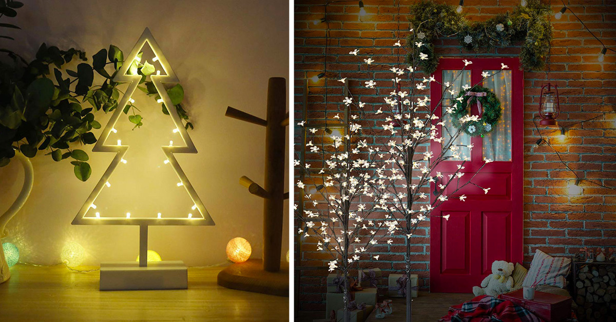 Addobbi Natalizi Luminosi.10 Alberi Luminosi Per Portare La Magia Del Natale In Casa E In Giardino