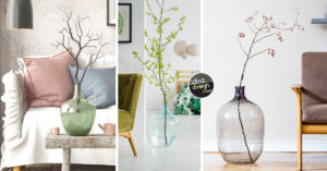 Un bel vaso decorativo con la vecchia damigiana... 12 idee per ispirarvi idee per recuperare le damigiane e decorare casa.