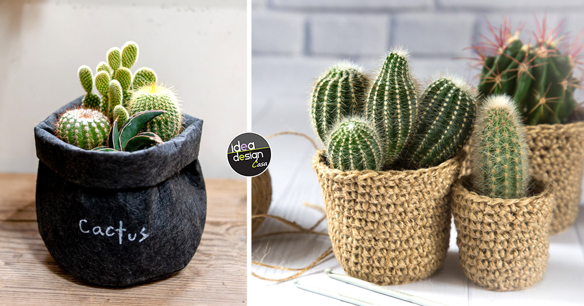 Ispirazioni per decorare un vaso con cactus