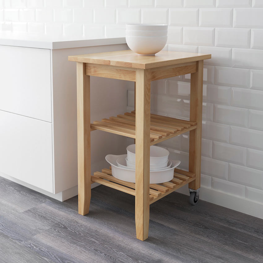 Carrello cucina IKEA in legno modello BEKVÄM.