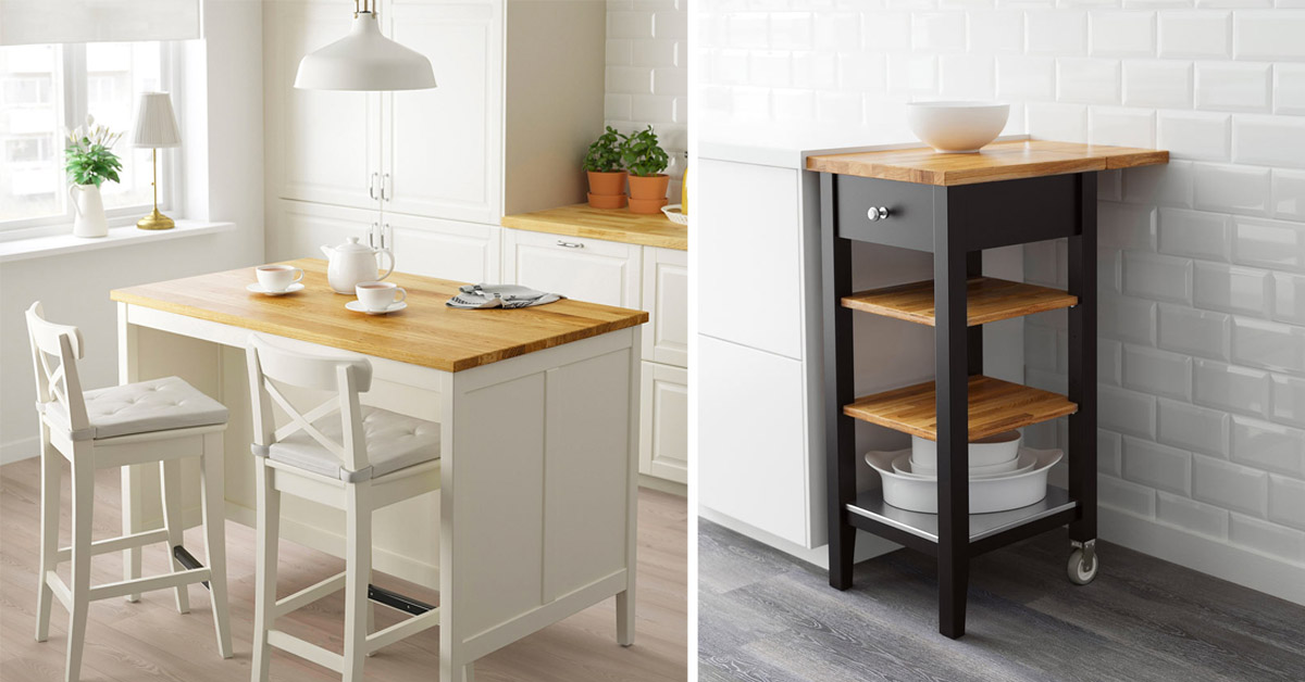 Isole e carrelli IKEA per una cucina organizzata e funzionale! Ispiratevi