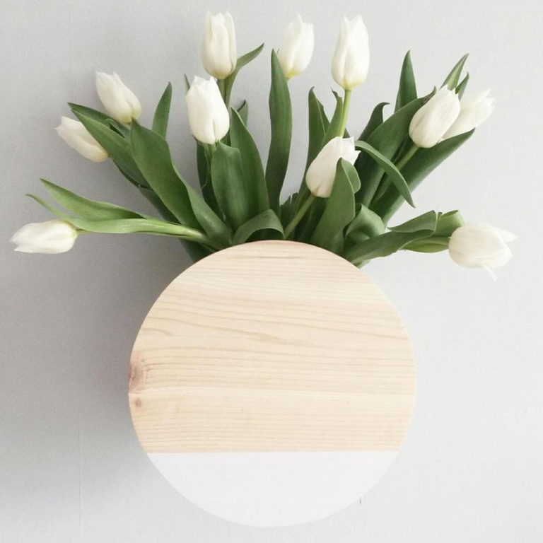 Vaso Rotondo In Ceramica Nordic Style – Porta Fiori Galvanizzato, Centrotavola Moderno, 13x10x8 Cm