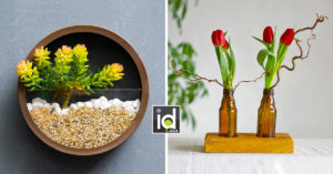 13 Porta fiori fai da te originali per decorare casa! Lasciatevi ispirare Porta fiori fai da te originali per la casa