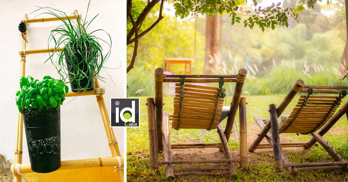 Canne di bambù per arredare casa e giardino! 14 idee fai da te