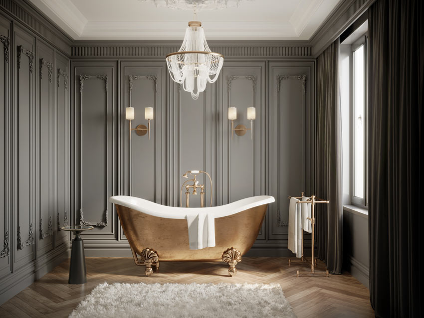 Bagno stile chic vintage, retrò.