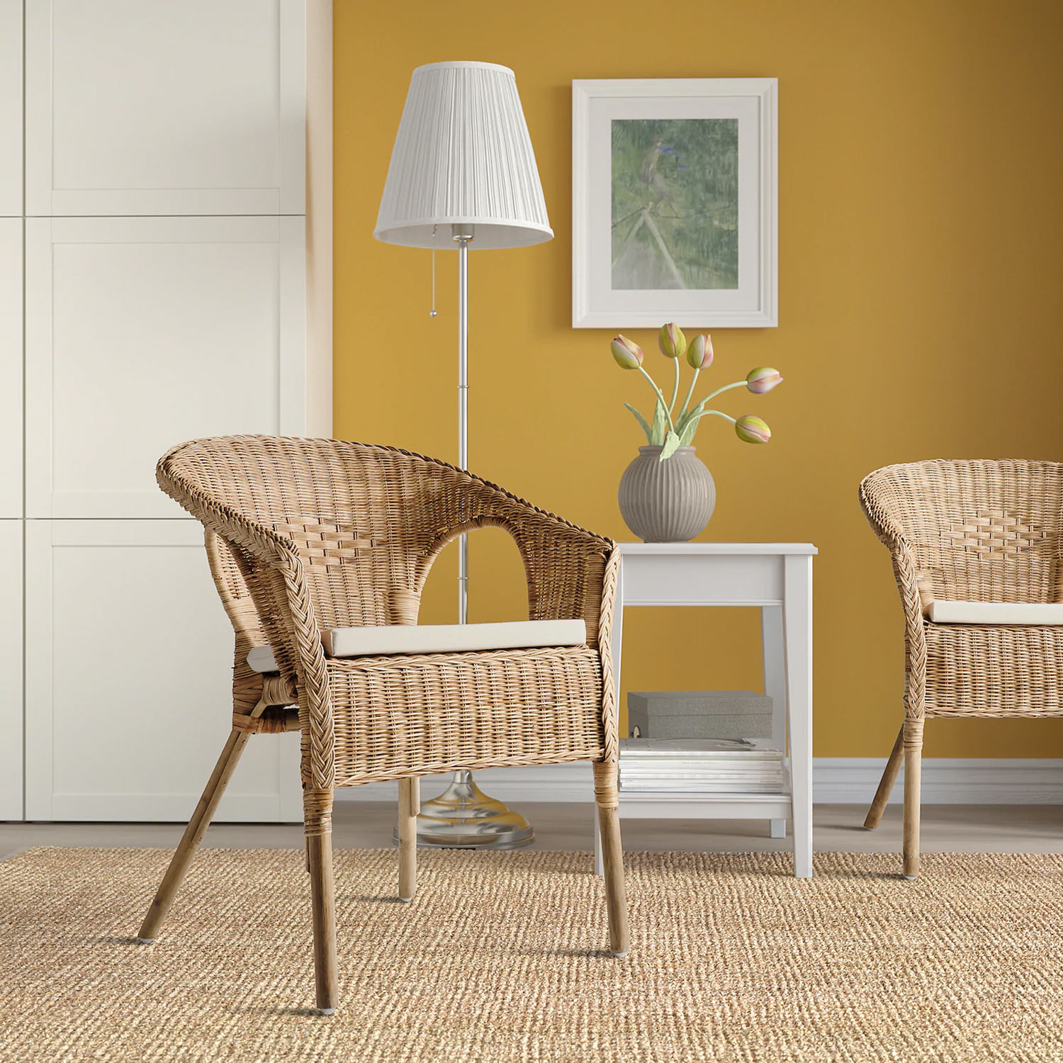 arredi IKEA in rattan