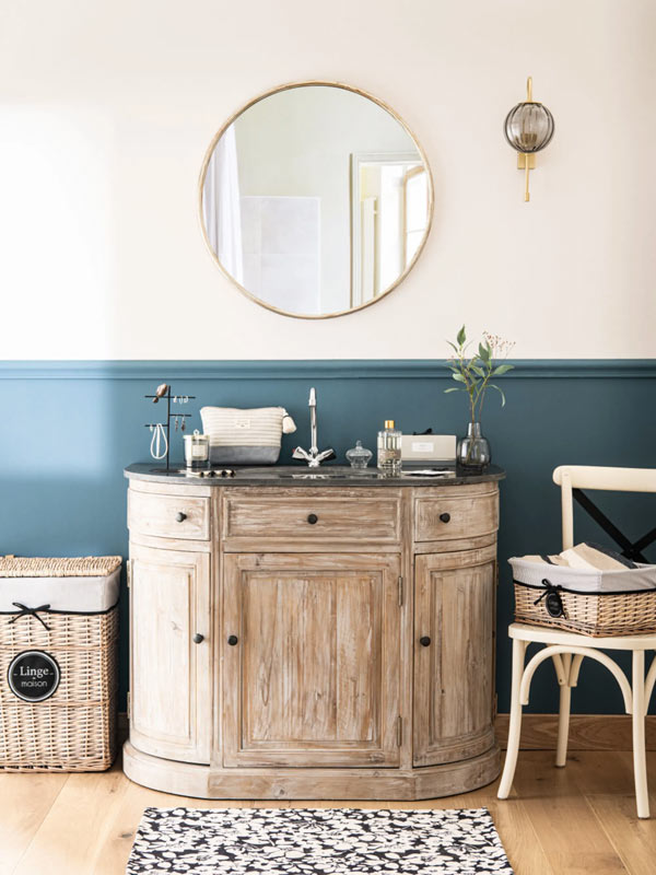 bagno in stile provenzale con Maisons du Monde