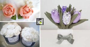 Fiori di stoffa fai da te in stile shabby: 9 idee per ispirarvi Fiori di stoffa fai da te in stile shabby