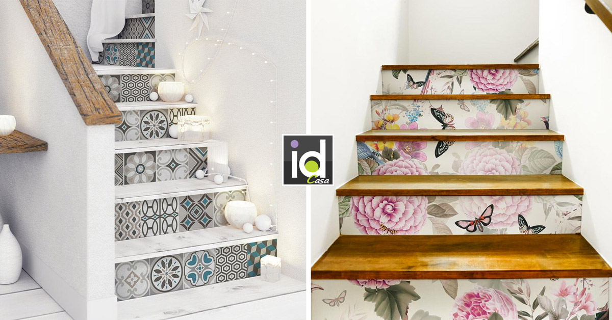 13 idee per decorare le scale con gli adesivi! Lasciatevi