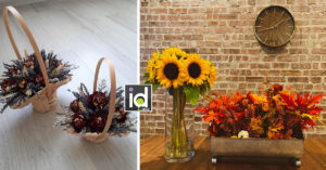 Un centrotavola floreale con i colori dell'autunno... 13 bellissime ispirazioni Un centrotavola floreale con i colori dell'autunno
