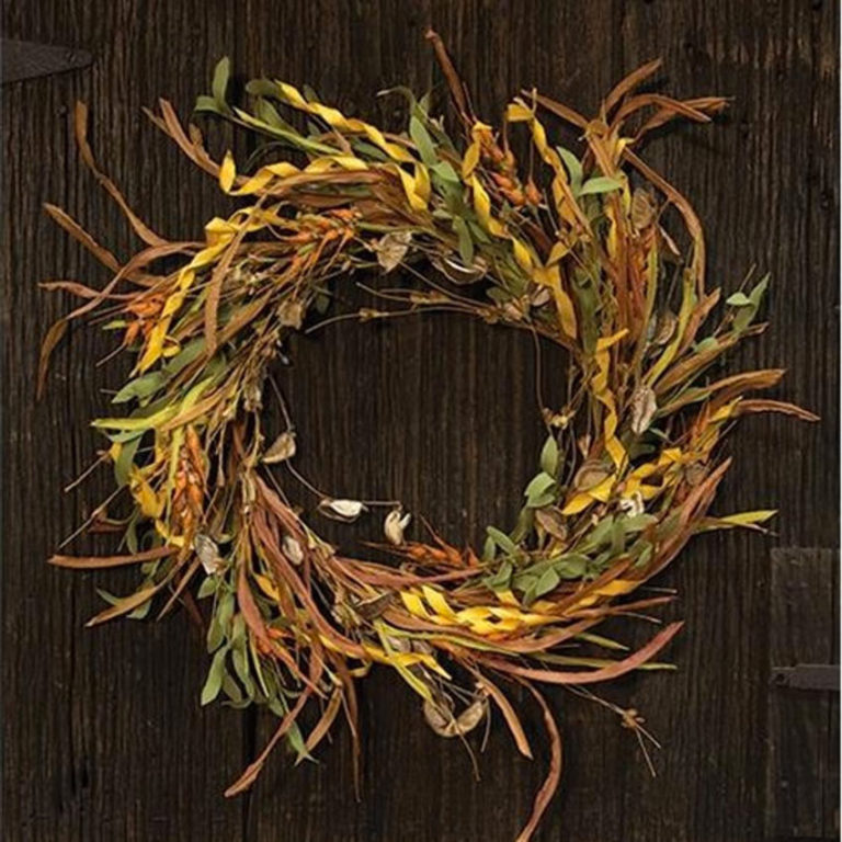 DearHouse – 2 Ghirlande Autunnali Con Foglie D'Acero (1,8 M Ciascuna) – Giallo, Arancione, Rosso