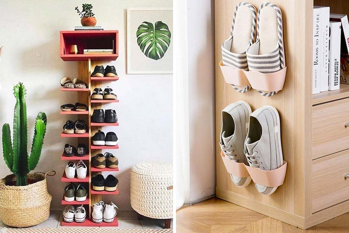 idee per sistemare le scarpe in casa