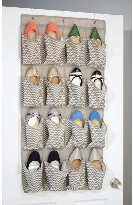 organizer dietro porta per scarpe