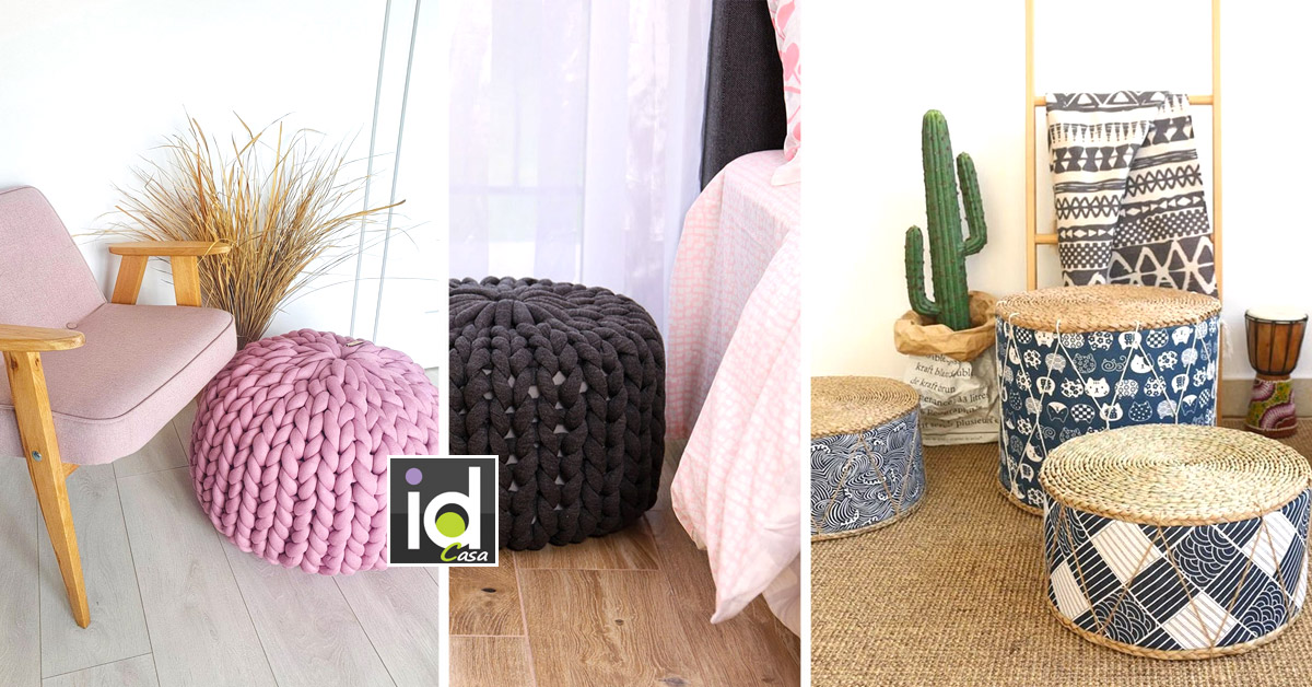 pouf originali e colorati per vivacizzare la casa